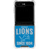 NFL Detroit Lions Helmet Galaxy Z Flip6 Clear Case